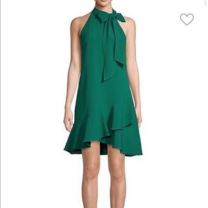 Vince camuto green bow dress